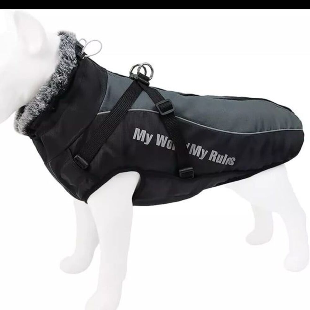 Litl Spirit Reflective Waterproof Windproof Dog Coat Cold Weather Dog Jacket